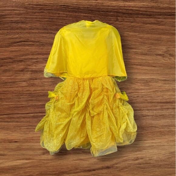 Deluxe Disney Belle Dress Beauty and The Beast ball Gown Princess Size L10-12 - Picture 2 of 8
